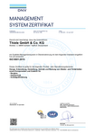 Zertifikat ISO 9001 2024